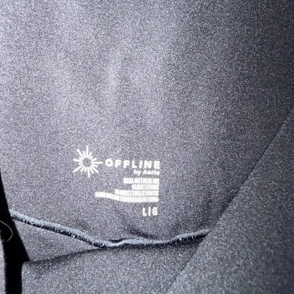 Aerie offline flare crossover leggings size large - Picture 3 of 3